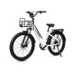 دوچرخه برقی شهری Samebike RS-A01 Plus با کمک‌فنر جلو و طراحی بدون میله وسط