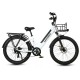 دوچرخه برقی شهری Samebike RS-A01 Plus با کمک‌فنر جلو و طراحی بدون میله وسط