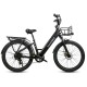 دوچرخه برقی شهری Samebike RS-A01 Plus با کمک‌فنر جلو و طراحی بدون میله وسط